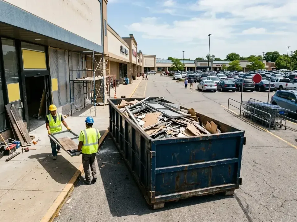 retail-store-renovation-debris-003 — frequently asked questions, Roll-off Dumpster Rentals in Speedway, IN